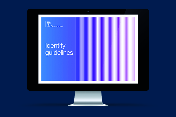 The front cover of the current HM Government identity guidelines.