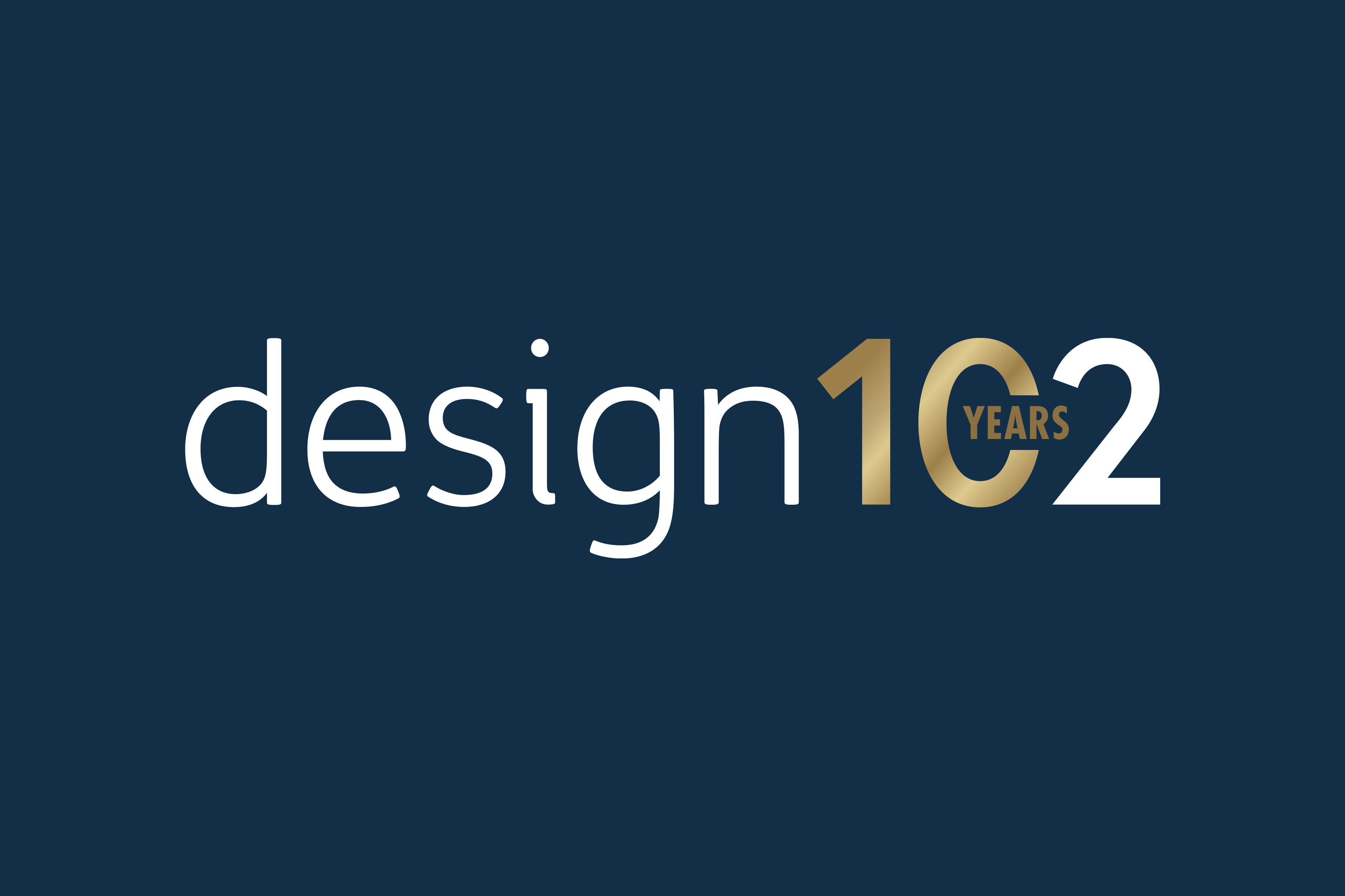 10 years of Design102 logo