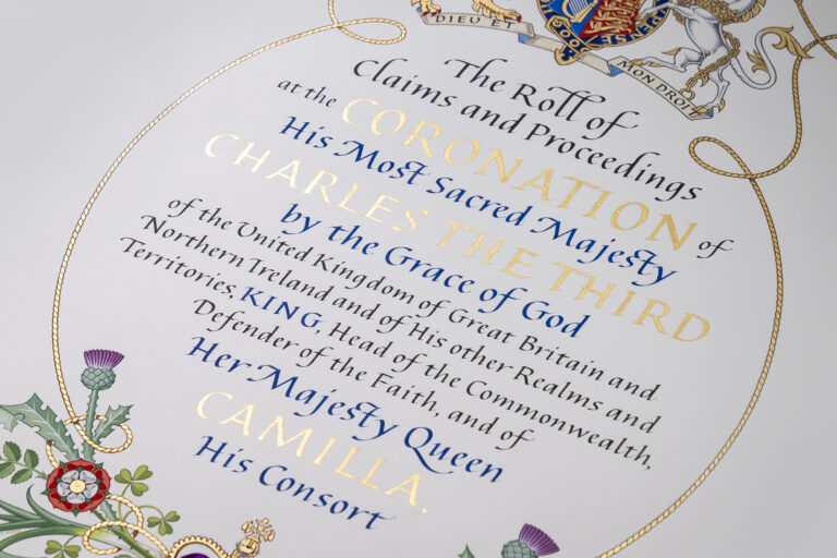 Coronation Rites Letters Design How Design102 brought a 700-year-old Coronation tradition to the public ...